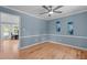 Dining area is adjacent to the sunroom at 1114 Balmoral Dr, Cary, NC 27511