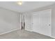 Bedroom with carpet and closet at 120 Cobblebrook Ct, Holly Springs, NC 27540