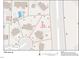 GPS Close up property map showing lot dimensions and outline at 1213 Indian Trail Dr, Raleigh, NC 27609