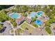 Aerial view of neighborhood pool featuring multiple pools and kid area at , Chapel Hill, NC 27516
