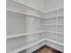 Walk-in pantry offers an abundance of shelving for optimal organization and storage at , Chapel Hill, NC 27516