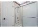 Bathroom featuring a shower-tub combo with glass door at 140 Heatherwood Dr, Apex, NC 27502