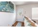 Inviting entryway with decorative door, stylish accents, and bright natural light at 168 Hoss Ridge Ln, Dunn, NC 28334