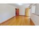 Bright living room with hardwood floors and natural light at 178 Medford Oakley Rd, Rougemont, NC 27572