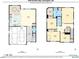 Detailed floor plan showcasing the layout of the home's two stories, including room dimensions at 1839 Huntley Way, Burlington, NC 27215