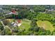 Aerial view of the neighborhood and proximity to Joyner Magnet Elementary and Kiwanis Neighborhood Center at 2517 Medway Dr, Raleigh, NC 27608