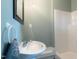 Small bathroom with sink and shower at 2517 Medway Dr, Raleigh, NC 27608