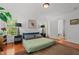 Inviting bedroom featuring hardwood floors, lots of light, and neutral decor at 3005 Buckhorn Rd, Sanford, NC 27330