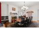 Charming dining room with traditional decor and ample space for Gathering gatherings at 310 Henderson St, Oxford, NC 27565
