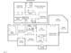 Upstairs floor plan featuring five bedrooms, living room, and outside deck at 400 Bowling Creek Rd, Chapel Hill, NC 27514