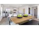 Open concept kitchen and dining area, great for entertaining at 522 Lochalsh Dr, Gibsonville, NC 27249