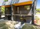 Finished basement featuring a walk-out entrance and modern design at 528 1/2 Bragg St, Raleigh, NC 27610