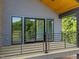 Charming balcony with sleek black railing, providing a relaxing outdoor space at 528 Bragg St, Raleigh, NC 27610