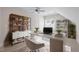 Bright, well-lit office with built-in bookshelves and a large white desk at 715 Kimbrough St, Raleigh, NC 27608