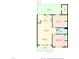 Detailed floor plan showcasing the layout with measurements of the rooms in the home at 103 Westview Dr # Apt K, Carrboro, NC 27510