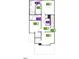 Layout of the second floor featuring primary bedroom with ensuite bathroom and walk-in closet plus two other bedrooms at 108 Malbec Dr, Chapel Hill, NC 27516