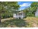 Charming home with a well-manicured lawn and mature shade trees in the front yard at 1112 Mark St, Raleigh, NC 27601