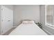 Bright bedroom featuring a ceiling fan, neutral walls, and a comfortable bed with fresh linens at 1641 Glazebrook Dr, Wake Forest, NC 27587
