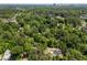 A scenic aerial view of the city, highlighting the lush greenery and the serene neighborhood at 2003 Wa Wa Ave, Durham, NC 27707