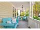 Relaxing front porch with bench and seating area perfect for enjoying the outdoors at 216 N Bloodworth St, Raleigh, NC 27601