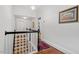 Hallway with hardwood floors and a staircase at 216 N Bloodworth St, Raleigh, NC 27601