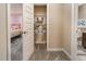 Linen closet with wire shelving at 238 Oak Meadow Ln, Angier, NC 27501