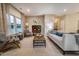 Comfortable living room with neutral tones and stylish furnishings at 238 Oak Meadow Ln, Angier, NC 27501