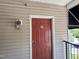 Apartment #301 front door with light and shade at 2521 Friedland Pl # 301, Raleigh, NC 27617