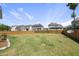 Expansive backyard with lush green grass, surrounded by a privacy fence, perfect for outdoor activities at 2527 Sidewinder Ct, Apex, NC 27523
