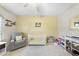 Cozy Bedroom with neutral tones, a ceiling fan, and natural light from the window at 2527 Sidewinder Ct, Apex, NC 27523