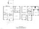 Detailed floor plan showcases the layout of this home's living spaces at 2527 Sidewinder Ct, Apex, NC 27523