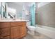 Bathroom with a shower and tub combo at 2728 Cameron Pond Dr, Cary, NC 27519