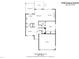 A detailed floor plan showcasing the layout of the house, including the kitchen, living room, and bedrooms at 2728 Cameron Pond Dr, Cary, NC 27519