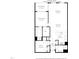 Detailed floor plan showcasing the layout of the unit, including the living spaces and bedrooms at 400 W North St # 1134, Raleigh, NC 27603