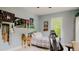 Bedroom featuring a sporty theme with baseball and football-related decor and comfortable furnishings at 42 Miry Branch Ct, Garner, NC 27529