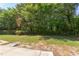 Expansive backyard featuring a lush lawn and mature trees, perfect for outdoor activities and relaxation at 4300 Edgehill Ct, Raleigh, NC 27612