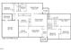 Floor plan of upper and middle levels, with the primary bedroom, Gathering room, kitchen, and living room at 4300 Edgehill Ct, Raleigh, NC 27612