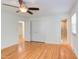 Expansive bedroom with hardwood floors, closet space and an en suite bathroom at 4300 Edgehill Ct, Raleigh, NC 27612