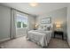 This bedroom offers a bright window view and a comfortable sleeping arrangement at 512 Montague Ln, Raleigh, NC 27601