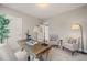 Comfortable office with modern furnishings, featuring a wooden desk and chair, ideal for a productive workspace at 512 Montague Ln, Raleigh, NC 27601