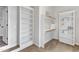 Spacious closet featuring custom-built shelving and organized storage solutions at 5600 Bennettwood Ct, Raleigh, NC 27612