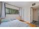 Bedroom featuring a bed, window with natural light, and closet space at 629 Pine Ridge Pl, Raleigh, NC 27609