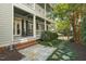 Charming front porch with rocking chairs and columns at 8524 Society Pl, Raleigh, NC 27615