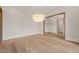 Open dining area with hardwood floors, chandelier, and neutral color palette at 9004 Meadow Pointe Ct, Wake Forest, NC 27587