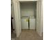 Laundry closet featuring a washer and dryer, offering the convenience of in-home laundry at 1304 Cozart St # 109, Durham, NC 27704