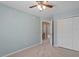 Spacious bedroom featuring a walk-in closet and carpeted floors at 15 Epping Ct, Durham, NC 27703