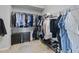 Spacious walk-in closet with ample shelving and storage space for clothes and accessories at 1616 Silo Ridge Dr, Wake Forest, NC 27587