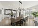 Open-concept dining area, adjacent to the kitchen, offers an inviting space for gatherings at 1616 Silo Ridge Dr, Wake Forest, NC 27587