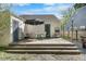 Spacious backyard deck with outdoor seating, perfect for relaxing or entertaining guests at 214 Northwood Cir, Durham, NC 27701
