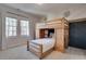 Fun bedroom with bunk beds, windows, and natural light at 215 Graduate Ct, Durham, NC 27713